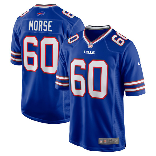[FULLY STITCHED] Buffalo Bills Mitch Morse Royal Limited Football Jersey 