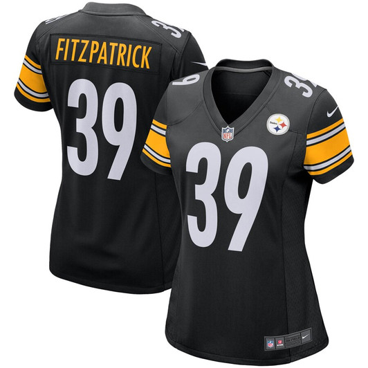 [FULLY STITCHED] Pittsburgh Steelers Minkah Fitzpatrick Black Style 4 Limited Football Jersey 