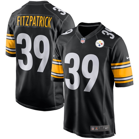 [FULLY STITCHED] Pittsburgh Steelers Minkah Fitzpatrick Black Style 5 Limited Football Jersey 