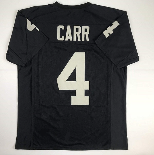 [FULLY STITCHED] Oakland Raiders Derek Carr Throwback Limited Football Jersey 