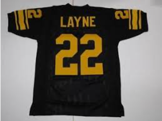 [FULLY STITCHED] Pittsburgh Steelers Bobby Layne Throwback Limited Football Jersey 