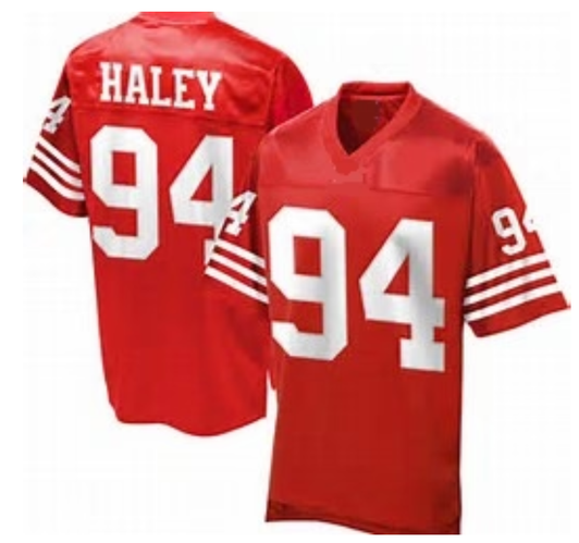 [FULLY STITCHED] San Francisco 49ers Charles Haley Throwback Limited Football Jersey 