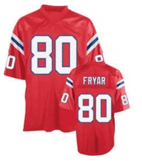 [FULLY STITCHED] New England Patriots Irving Fryar Throwback Limited Football Jersey 