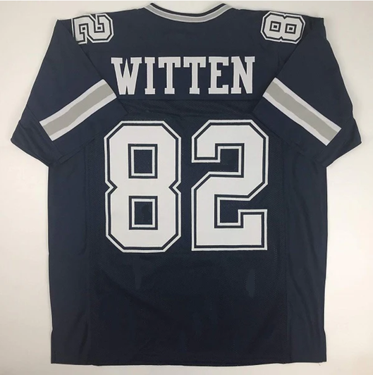 [FULLY STITCHED] Dallas Cowboys Jason Witten Throwback Limited Football Jersey 