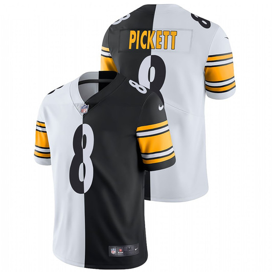 [FULLY STITCHED] Pittsburgh Steelers Kenny Pickett Split Limited Football Jersey 