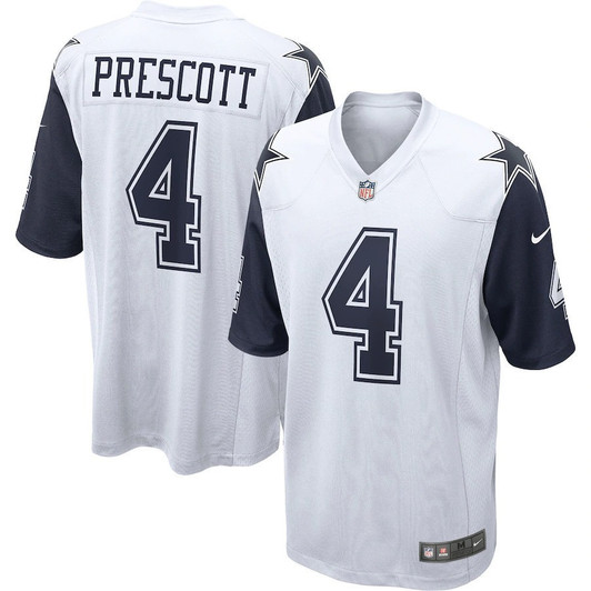 [FULLY STITCHED] Dallas Cowboys Dak Prescott Style 4 Limited Football Jersey 