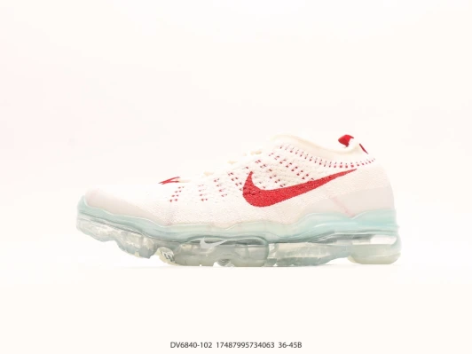 Nike Air Vapormax Flyknit White Red Sneakers DV1687-102