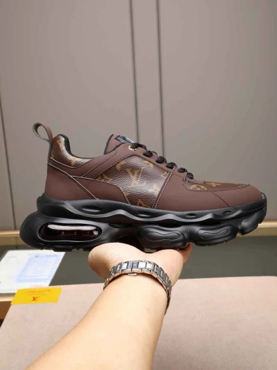 Louis Vuitton Sneakers Brown Monogram Chunky Sole
