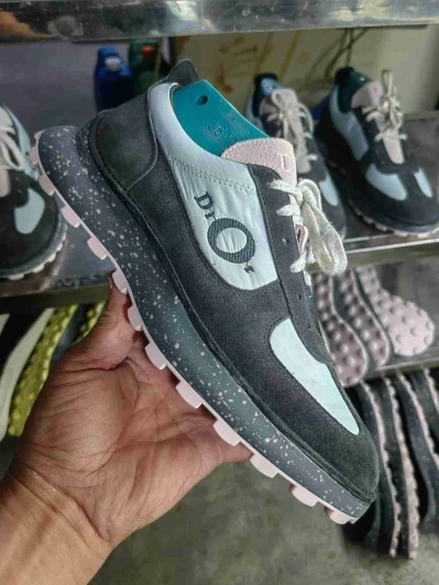 Dior B27 Sneakers Grey White Pink