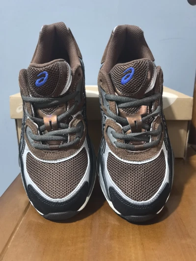 Asics Running Shoes Brown Mesh