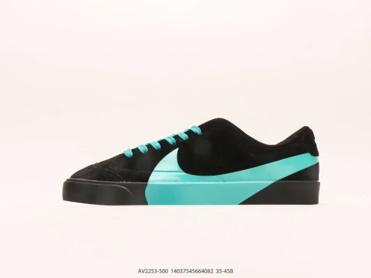 Nike SB Zoom Blazer Low Canvas Teal Black Sneakers AV2253-500