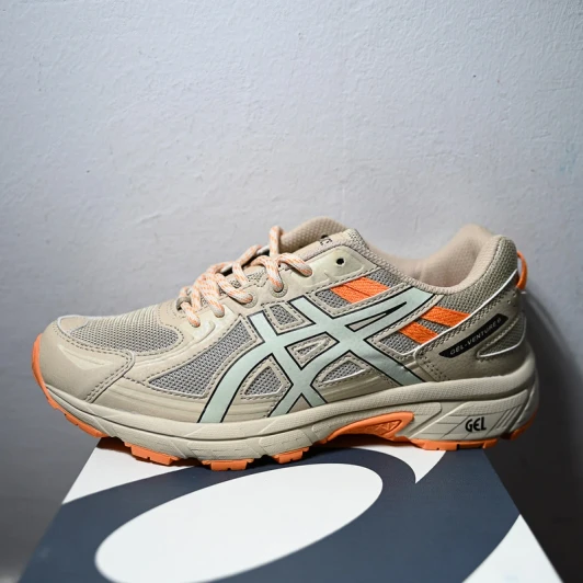 Asics Gel-Venture 6 Beige Orange Mesh Running Shoes