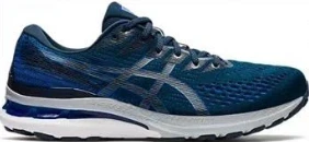 Asics Running Shoes Blue Silver Mesh