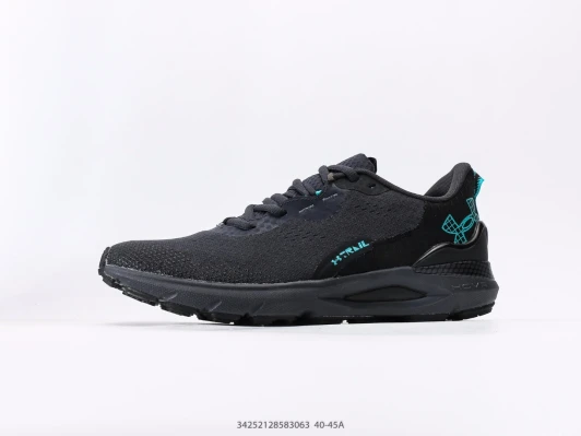 Under Armour Running Shoes Black Textile HOVR Trail DZ1847-106