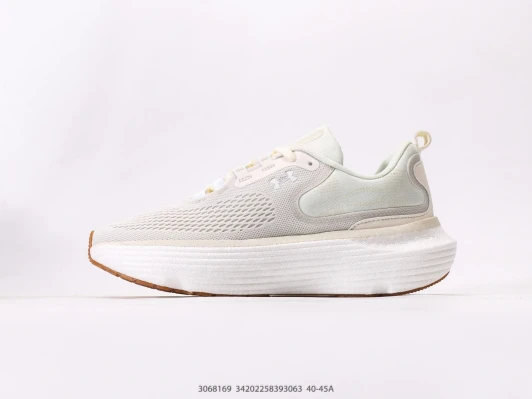 Under Armour Running Shoes Light Grey Mesh Chunky Sole