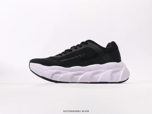 Under Armour Running Shoes Black Mesh Chunky Sole 3