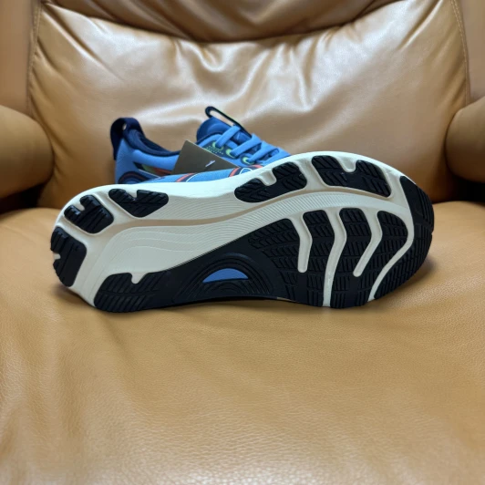Puma Running Shoes Blue Textile