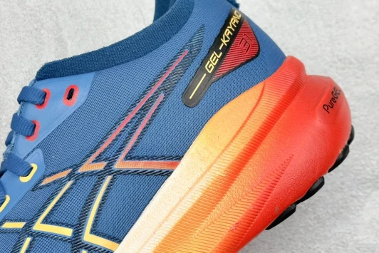 Asics Running Shoes Blue Orange GEL-KAYANO