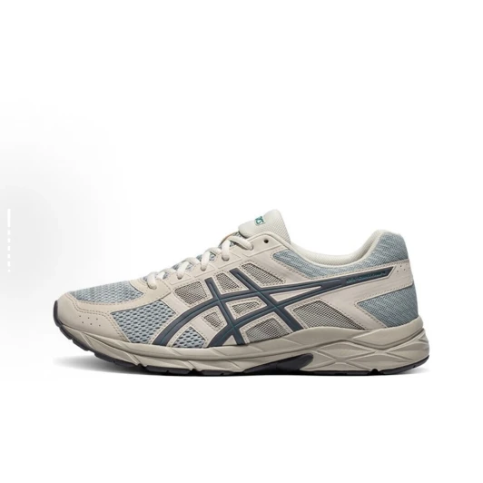 Asics Running Shoes Beige Grey Mesh Asics Running Shoes Beige Grey Mesh
