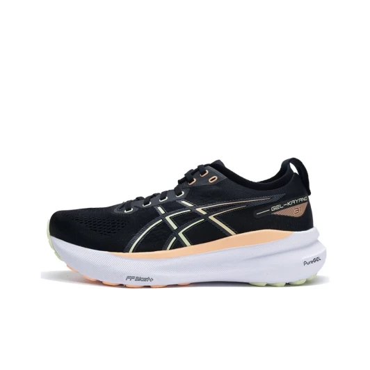 Asics Running Shoes Black Mesh Lightweight Gel-Kayano 31