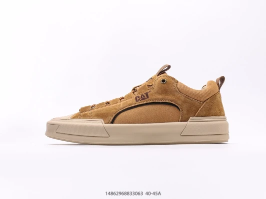 CAT Casual Shoes Tan Suede Lace-up BQ3378-100