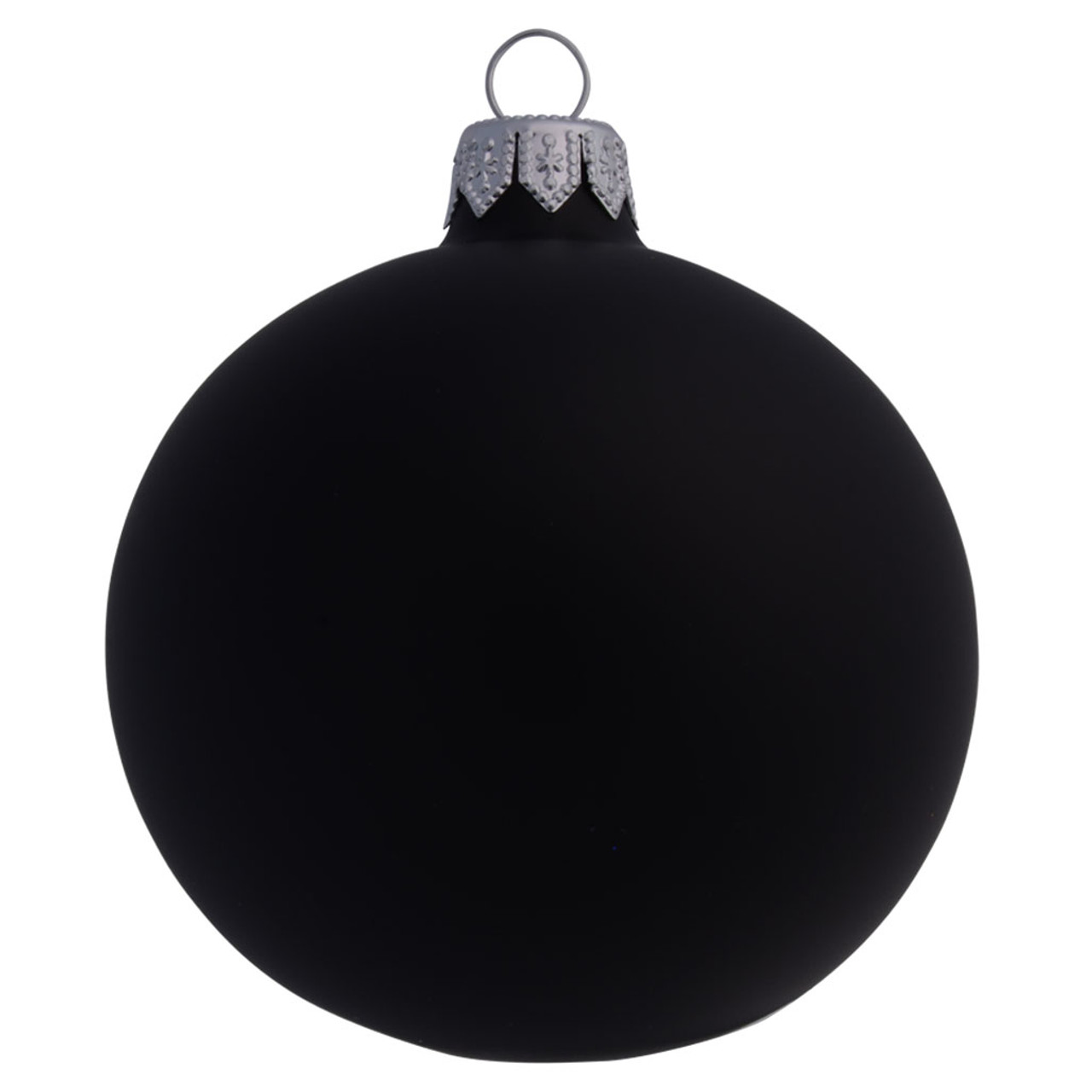 Black Plain - Personalised Christmas Bauble - 8cm