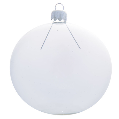 Clear Plain - Personalised Christmas Bauble - 8cm