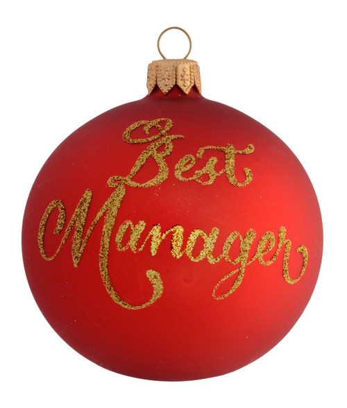 Rudolph the Reindeer Whistling Personalised Christmas Bauble - Red - 8cm front