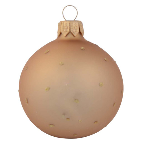 gold shooting star personalised bauble