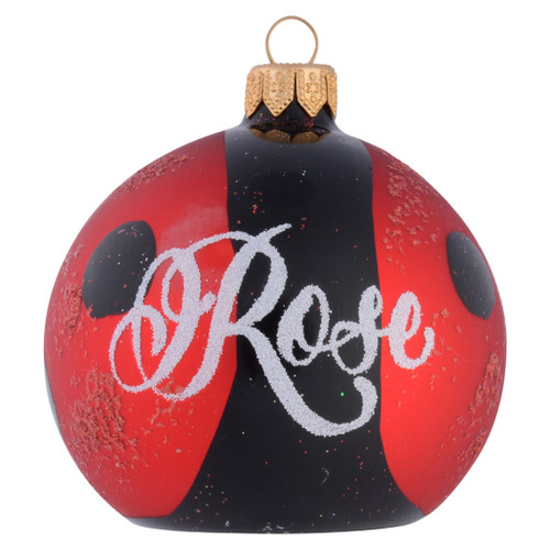 ladybug christmas bauble