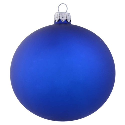 Blue Christmas Tree with Gold Tinsel Personalised Christmas Bauble 10cm back