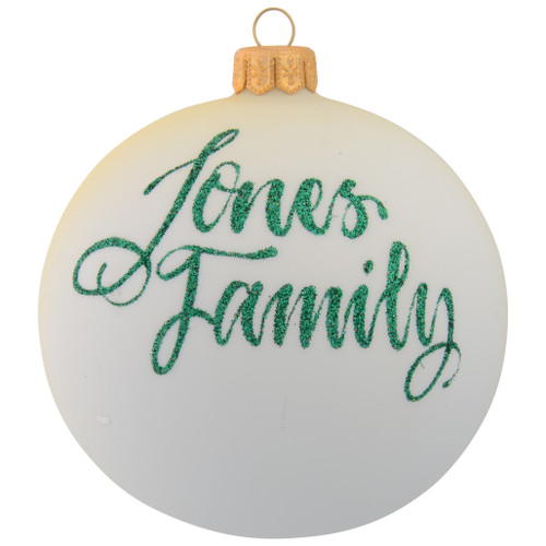 snowman with cart personalised christmas bauble