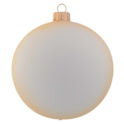 cream christmas bauble snowman with cart