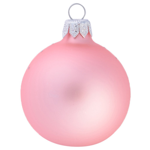 baby pink shooting star personalised christmas bauble 6cm