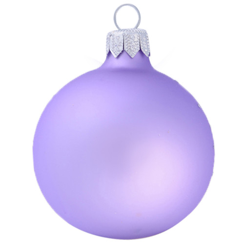 lavender shooting star personalised christmas bauble 6cm