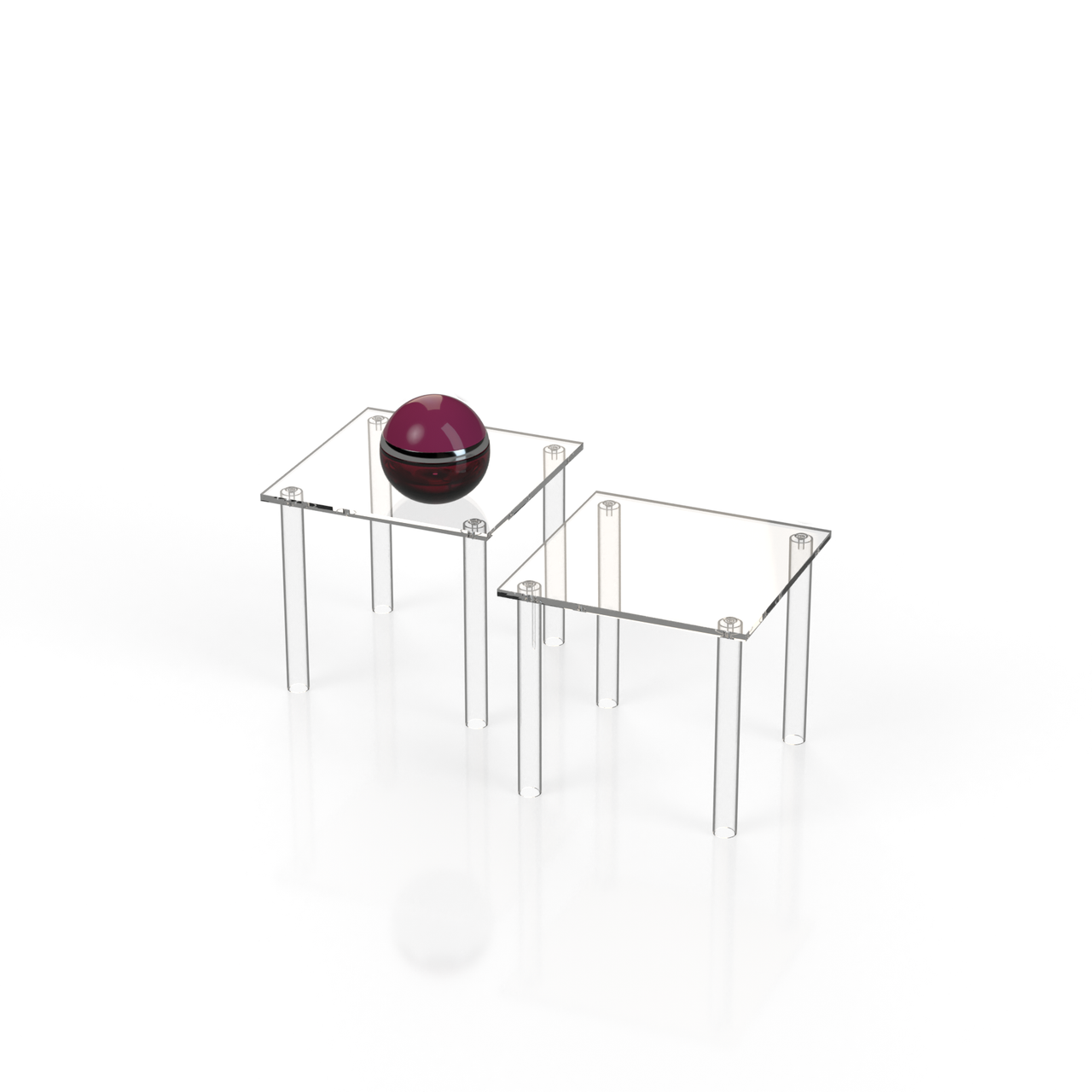 Acrylic Tables & Pedestals