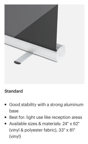 Slim Retractable Banner Stands | Compact Trade Show Displays