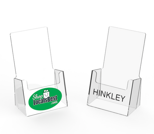 Custom logo imprint on front of holder