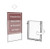 Pro-face peel and stick sign holders