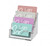 Gift card holders with four tiered clear card pockets.