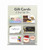 Acrylic Gift Card Stand-6 Card Pockets Acrylic Gift Card Stand-6 Card Pockets