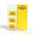 Custom 3-pocket gift card display with slide-in branded sign.