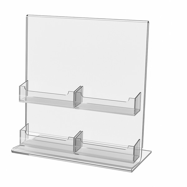 Retail Gift Card Stand-4 Card Pockets Retail Gift Card Stand-4 Card Pockets