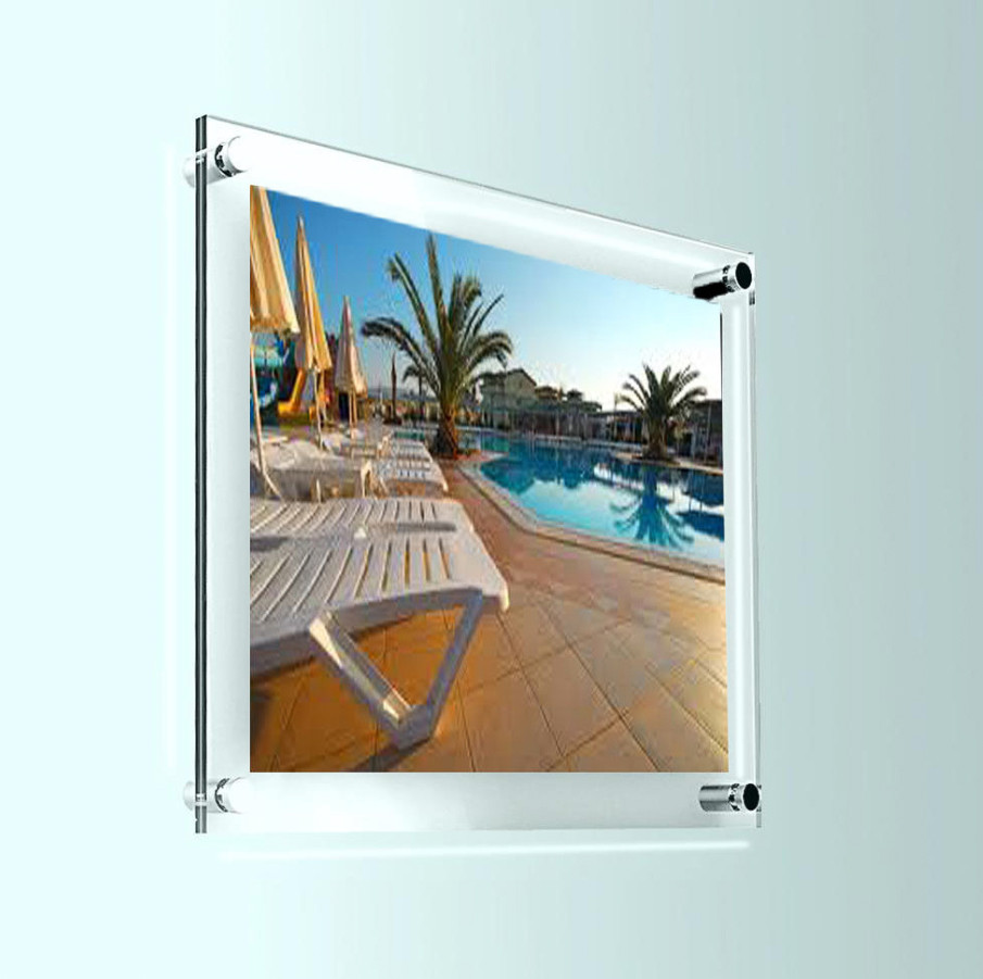 Deluxe Acrylic Stand-Off Wall Frames | Huge Selection | Display-World