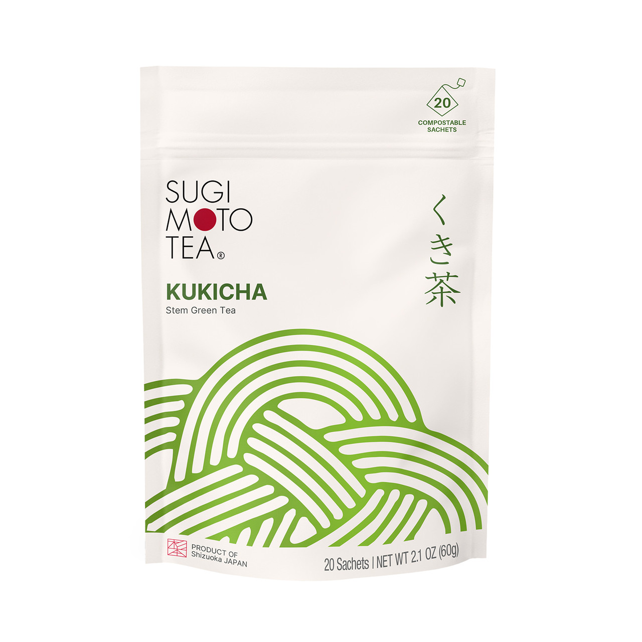 Kukicha Sachet Tea Bags | Japanese Twig Green Tea from Sencha Stems