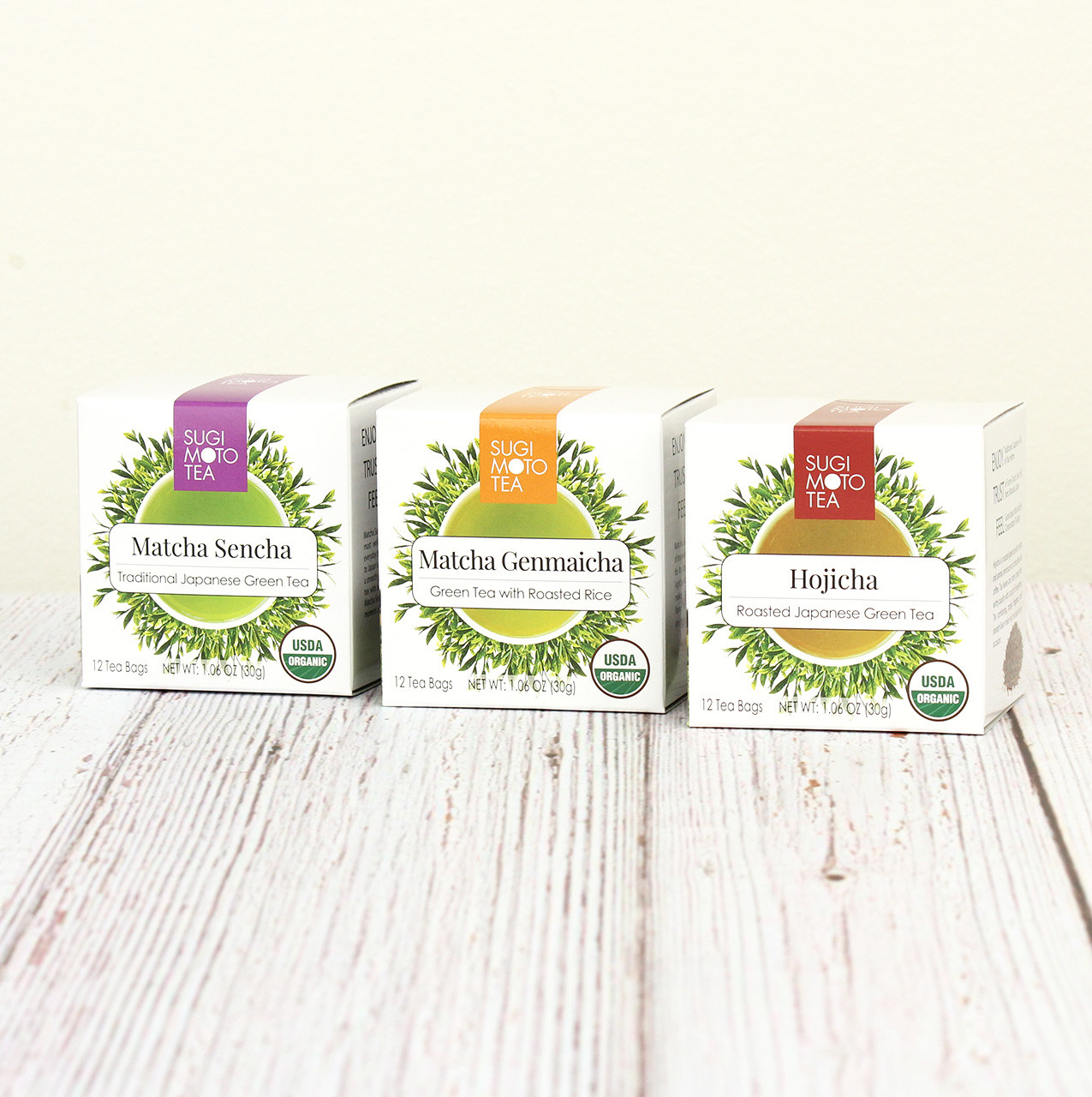 Organic Tea Bags Gift Set Sugimoto Tea Company