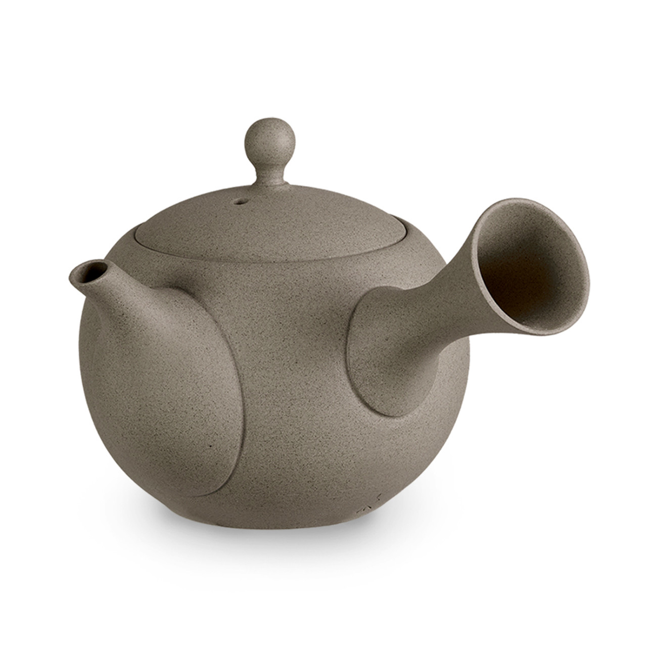 Jinsui IROIRO Kyusu Gray - Unglazed Japanese Teapot with