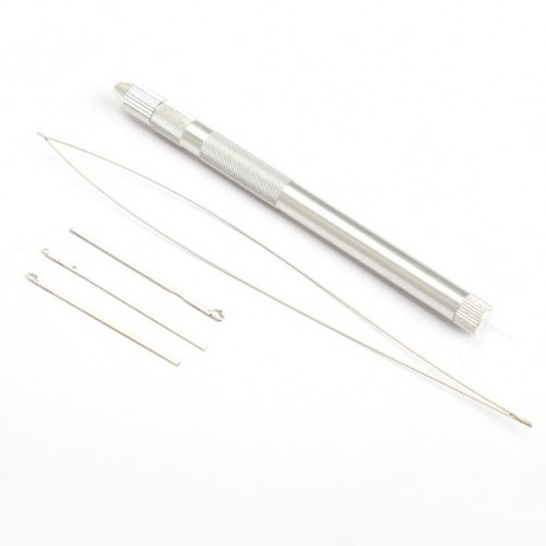 Professional Silver Handle Hook Loop Threading Tool Kit
