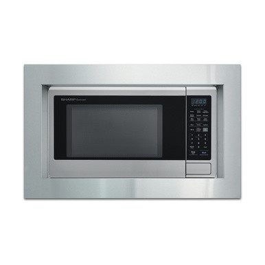 Sharp 30" Built-in Trim Kit (RK56S30) on SMC2242DS Microwave.

*Microwave not included