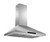3-Speed 30" Wall Mount Chimney Range Hood (SHC3042FS) - right angle view